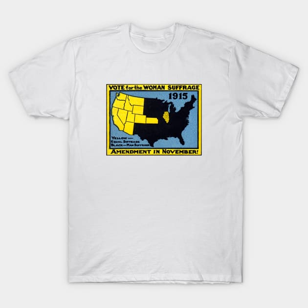 1915 Votes for American Women T-Shirt by historicimage